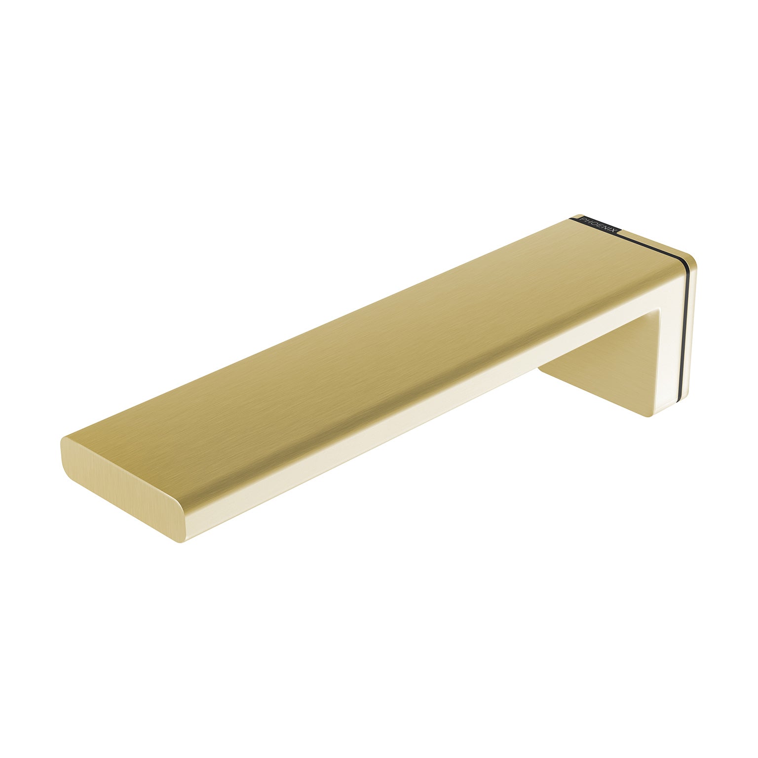 PHOENIX ALIA WALL BASIN BATH OUTLET 200MM BRUSHED GOLD