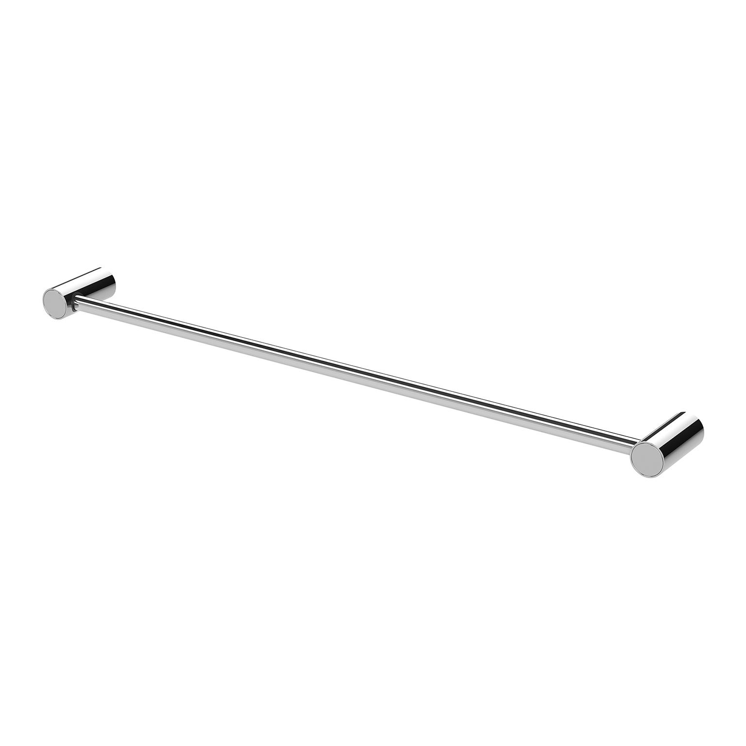 PHOENIX VIVID SLIMLINE SINGLE NON-HEATED TOWEL RAIL CHROME 600MM AND 800MM