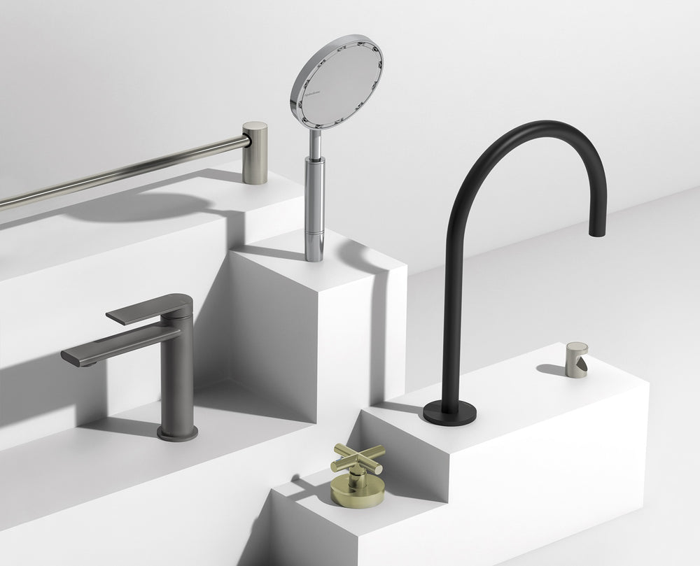 PHOENIX VIVID SLIMLINE ROBE HOOK BRUSHED NICKEL 35MM