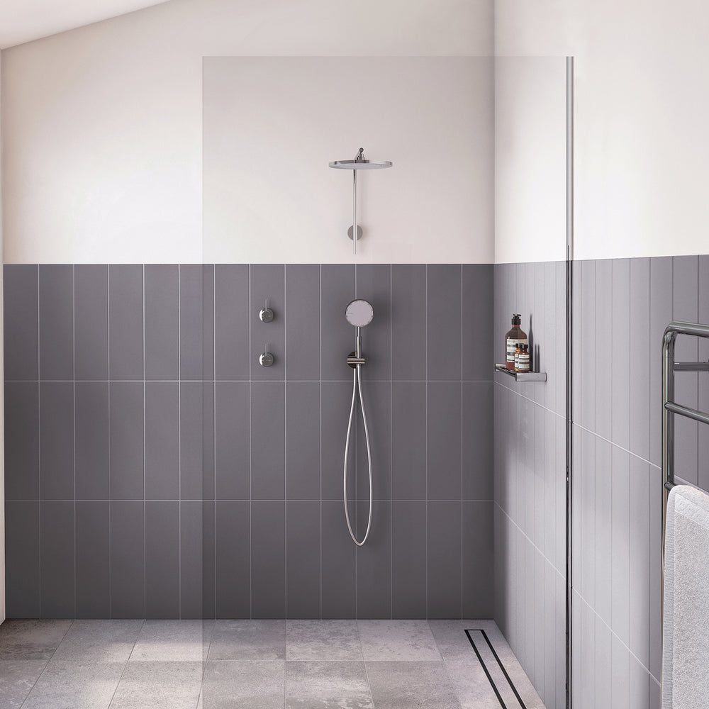 PHOENIX VIVID SLIMLINE NON-HEATED TOWEL LADDER CHROME 500MM