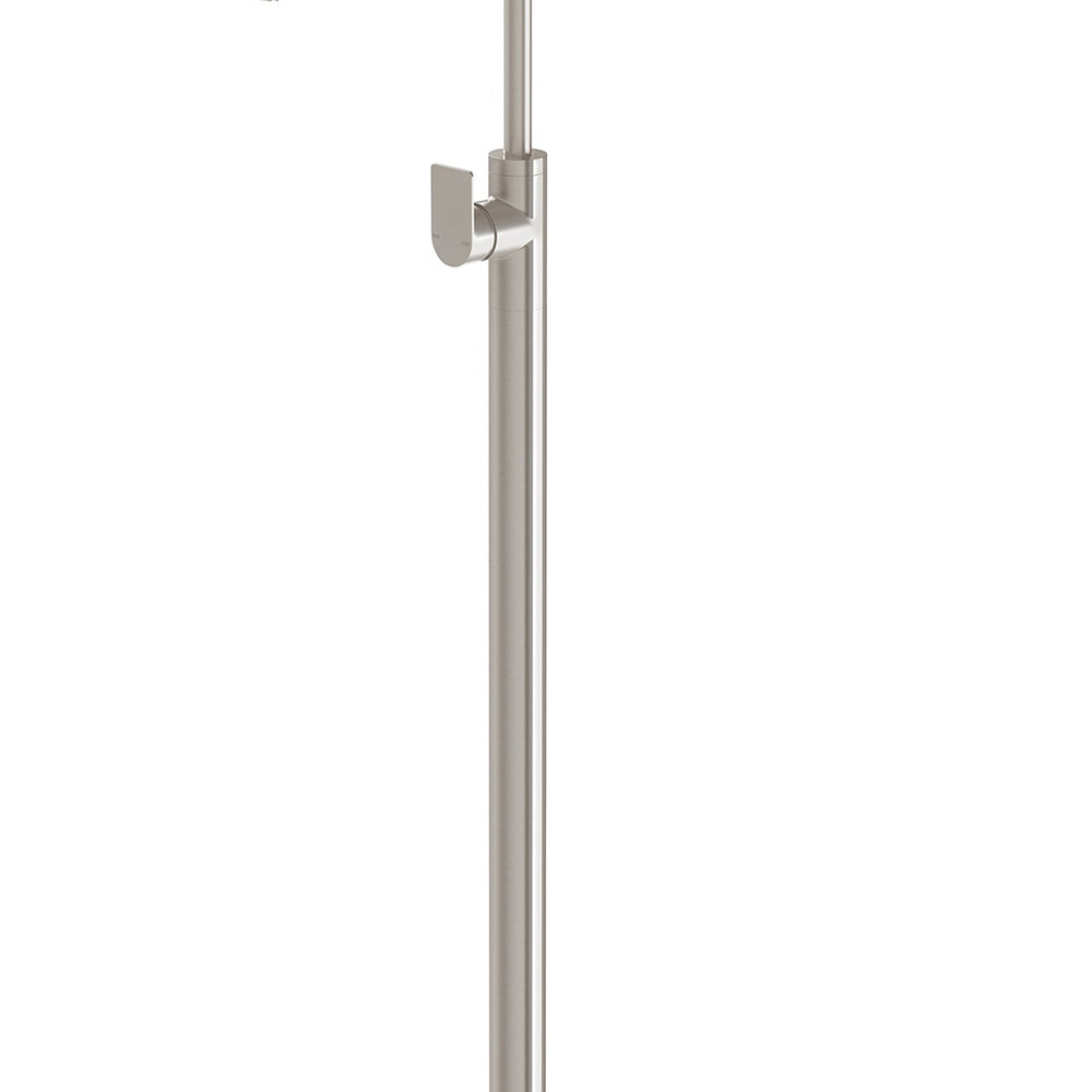 PHOENIX MEKKO FLOOR MOUNTED BATH MIXER BRUSHED NICKEL