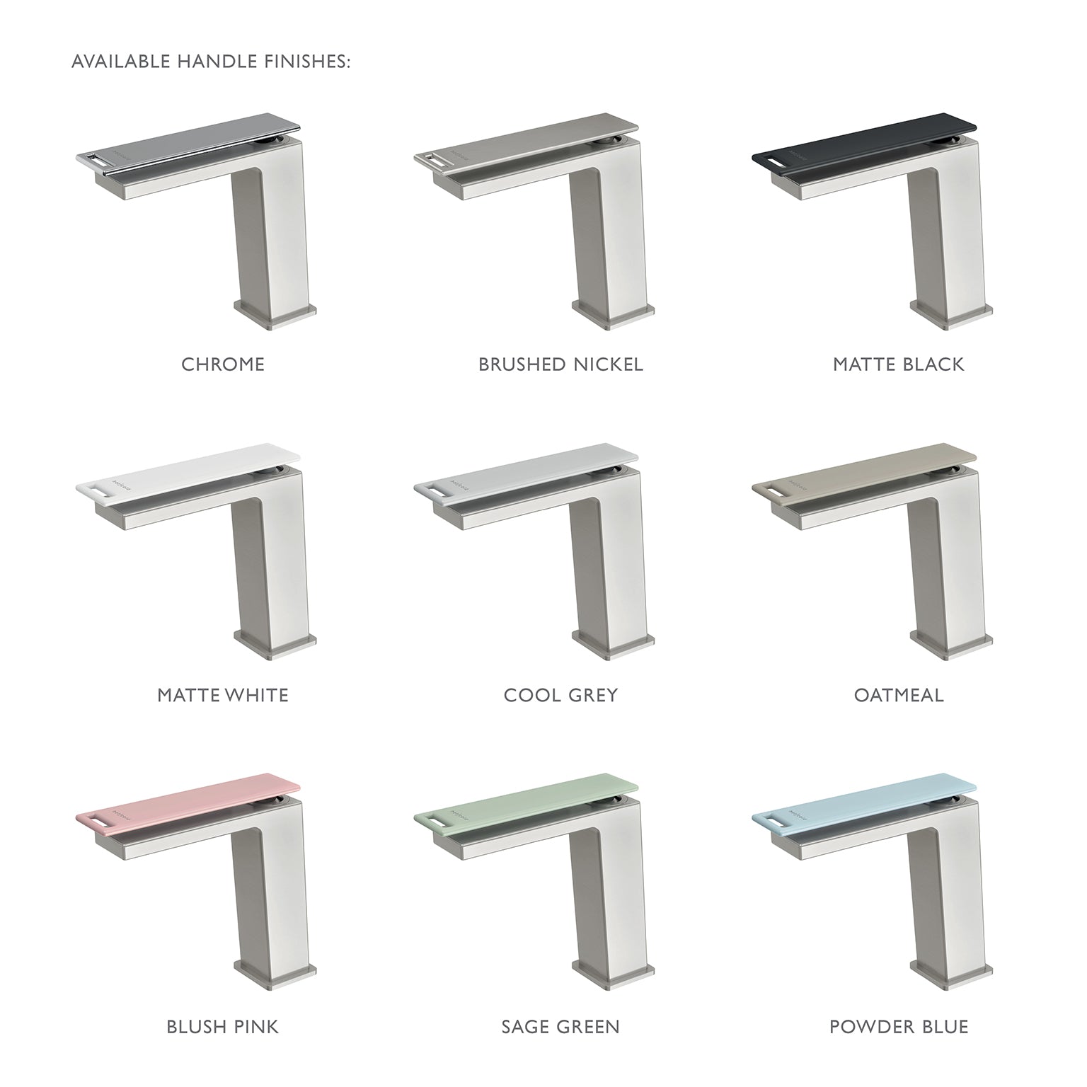 PHOENIX ZIMI BASIN MIXER 147MM BRUSHED NICKEL