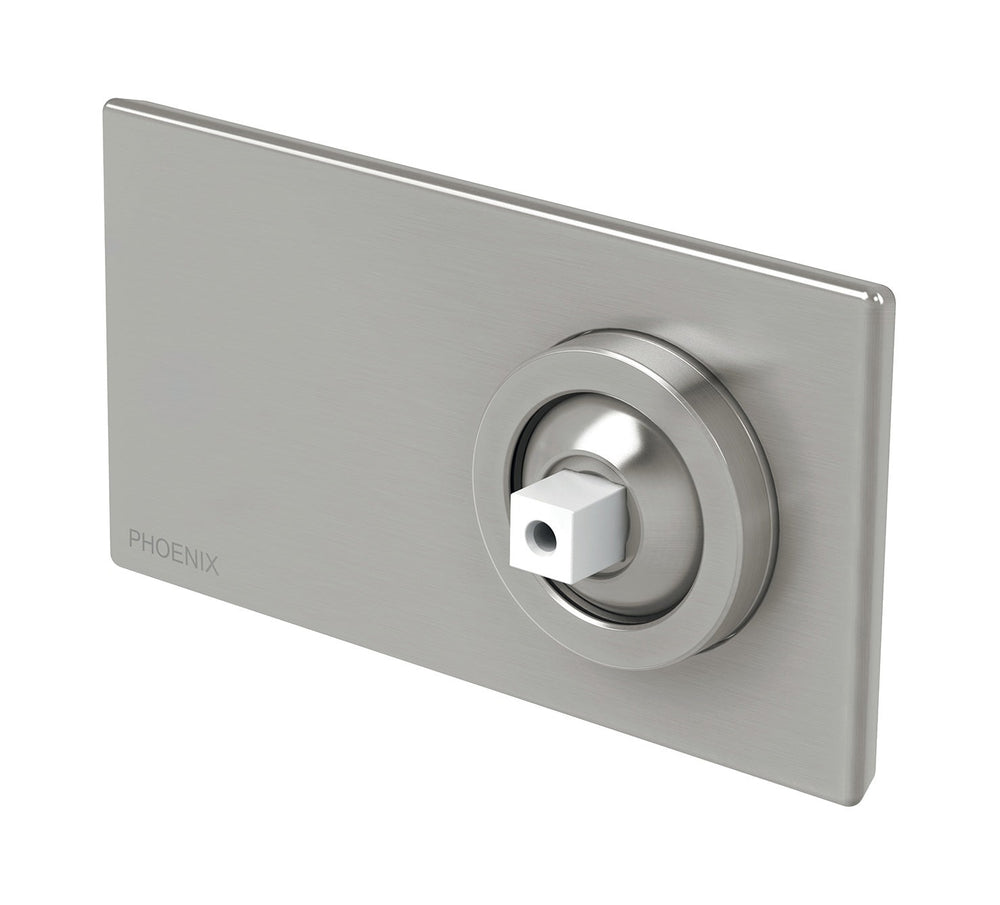 PHOENIX ZIMI SHOWER / WALL MIXER 116MM BRUSHED NICKEL