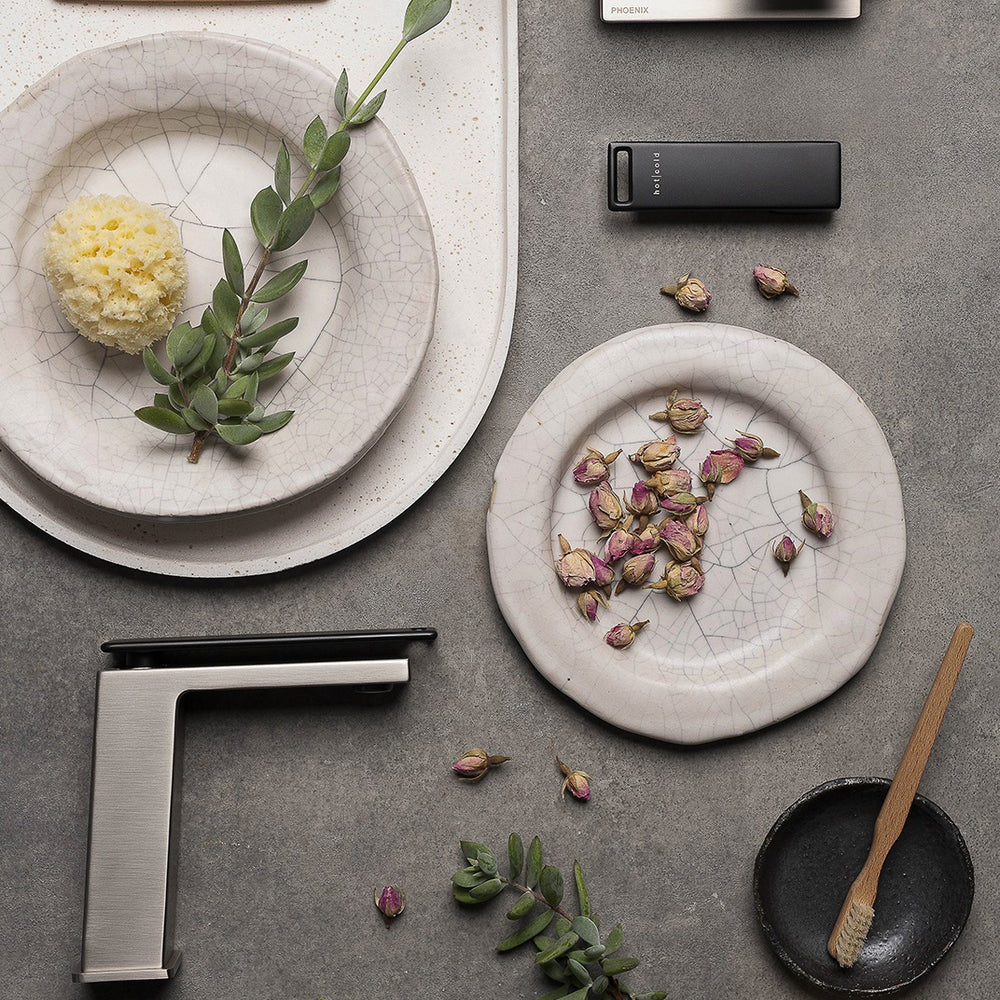 PHOENIX ZIMI SHOWER / WALL MIXER 116MM BRUSHED NICKEL