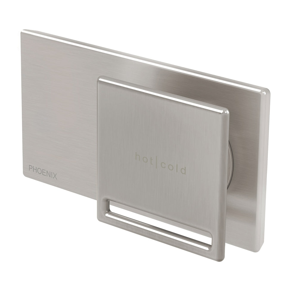 PHOENIX ZIMI SHOWER / WALL MIXER 116MM BRUSHED NICKEL