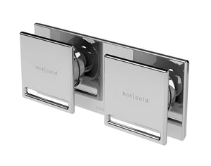 PHOENIX ZIMI TWIN SHOWER / WALL MIXER 153MM CHROME