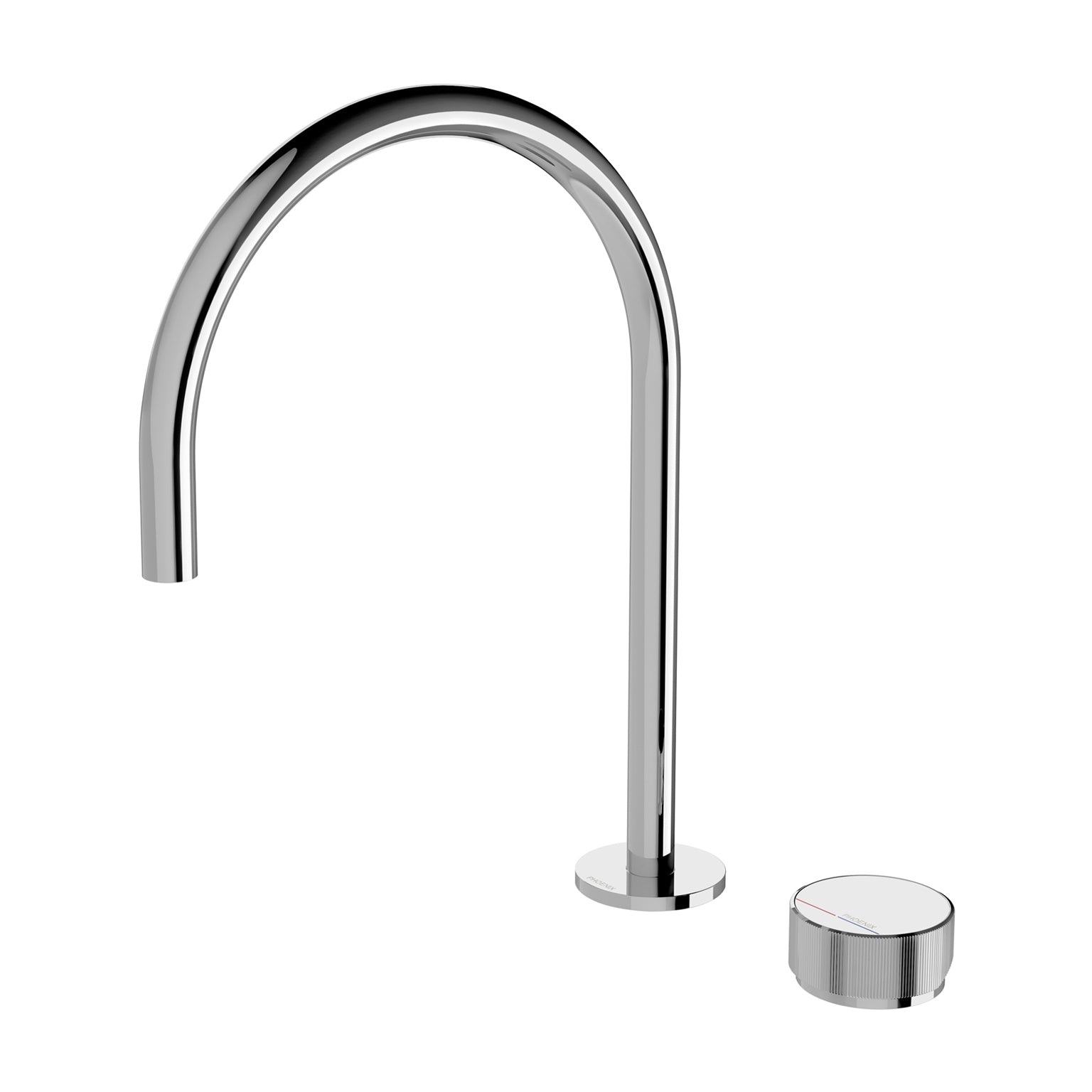 PHOENIX AXIA HOB SINK MIXER SET 316MM GOOSENECK CHROME