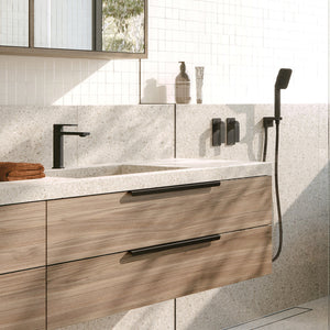 PHOENIX TEEL BASIN MIXER 162MM MATTE BLACK