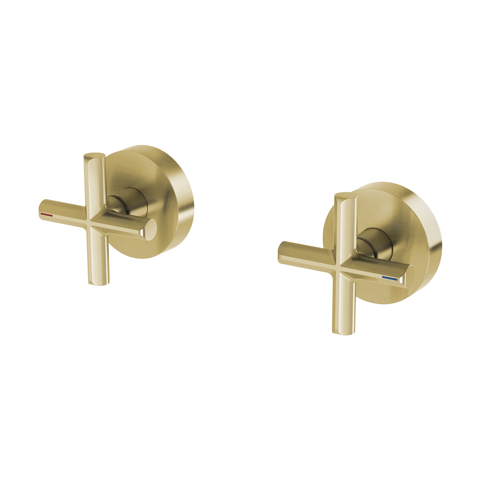 PHOENIX VIVID SLIMLINE PLUS LEAD FREE WALL TOP ASSEMBLIES BRUSHED GOLD