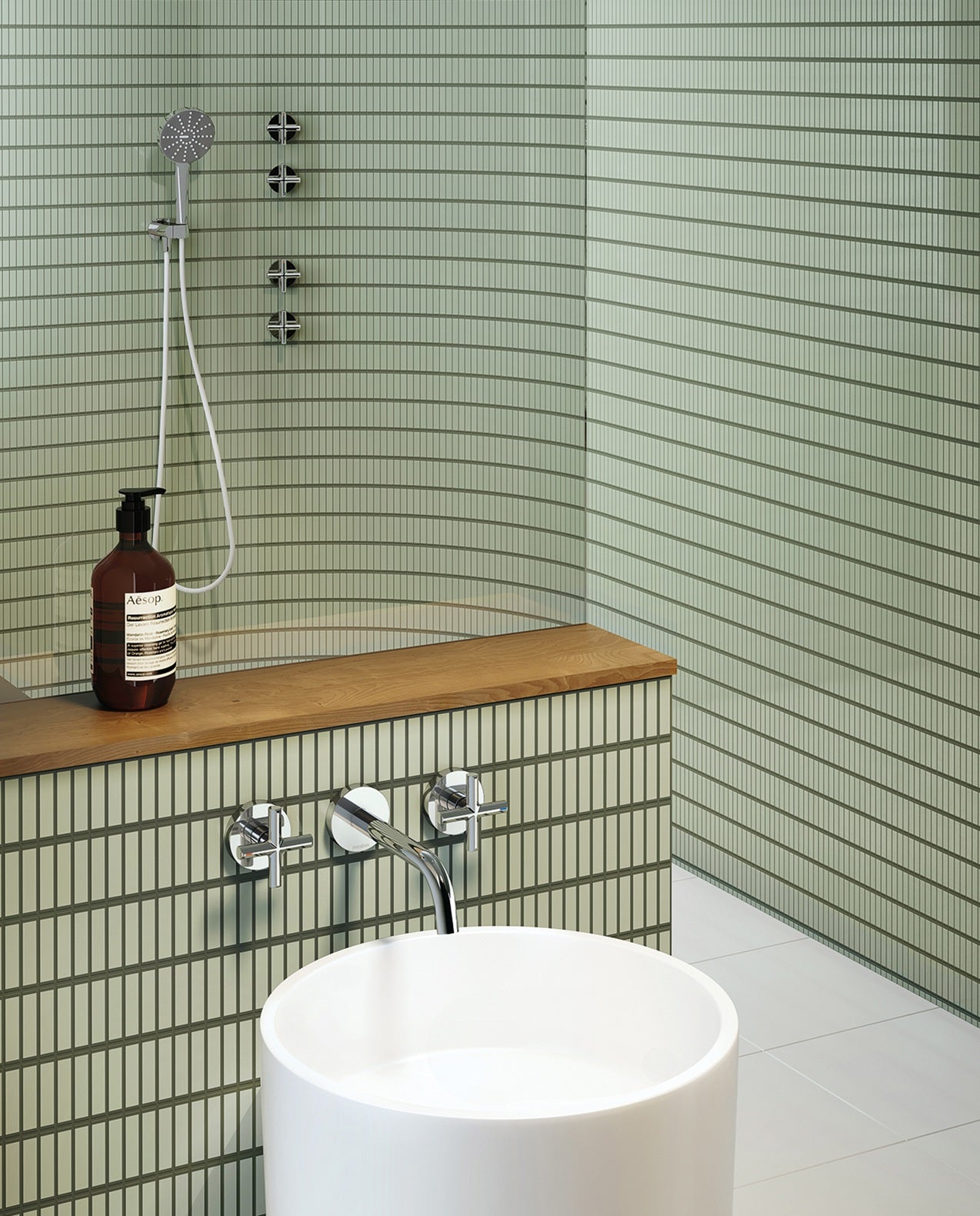 PHOENIX VIVID SLIMLINE PLUS LEAD FREE WALL TOP ASSEMBLIES EXTENDED SPINDLES CHROME