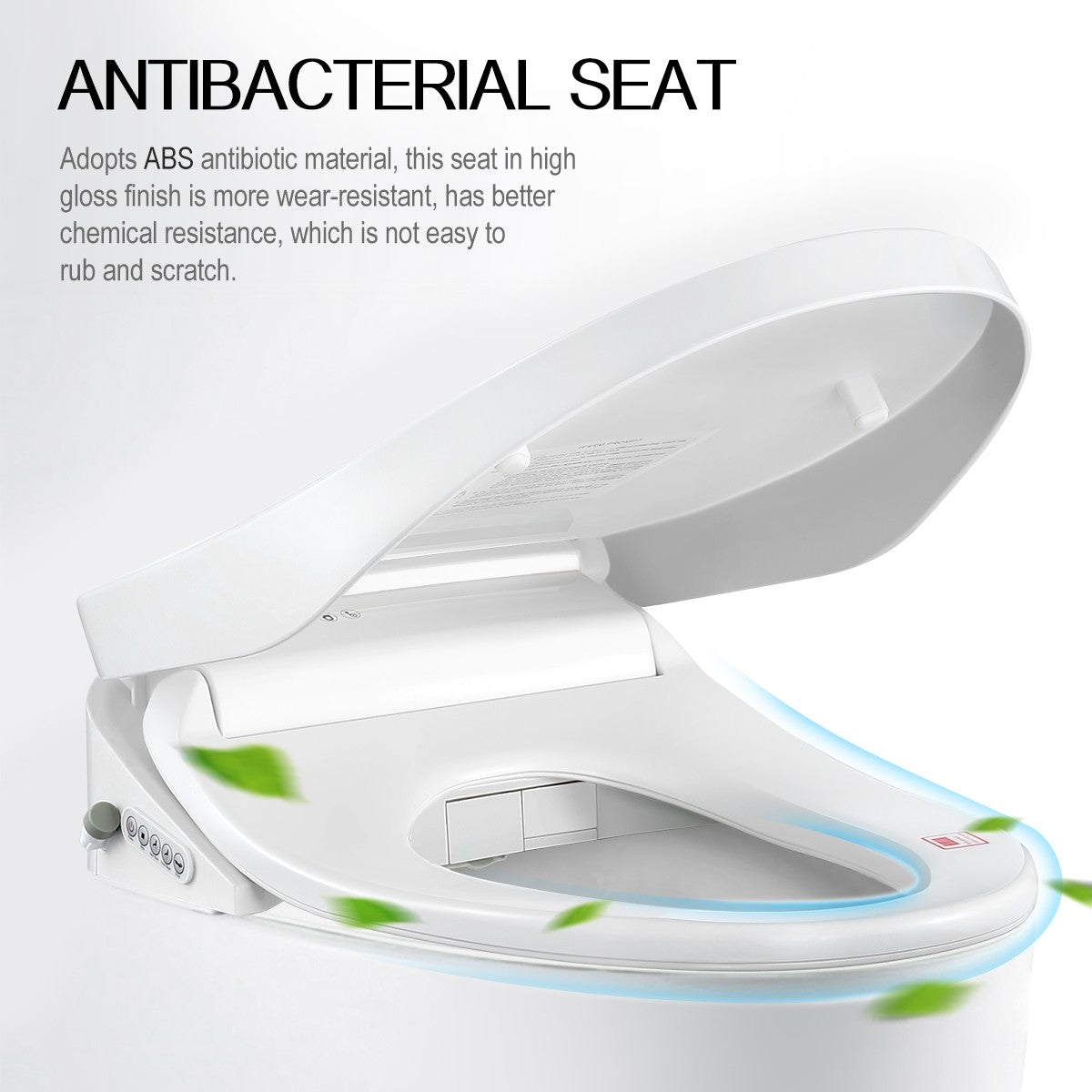 QUOSS SMART ELECTRONIC BIDET WITH REMOTE CONTROL GLOSS WHITE