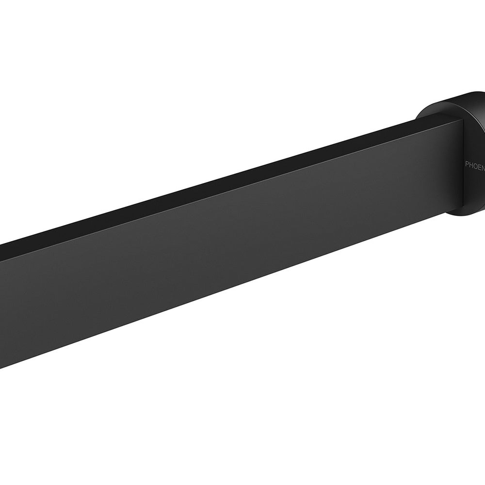 PHOENIX LEXI MKII BATH OUTLET 200MM MATTE BLACK