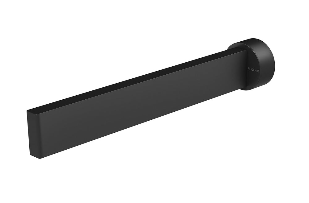 PHOENIX LEXI MKII BATH OUTLET 200MM MATTE BLACK