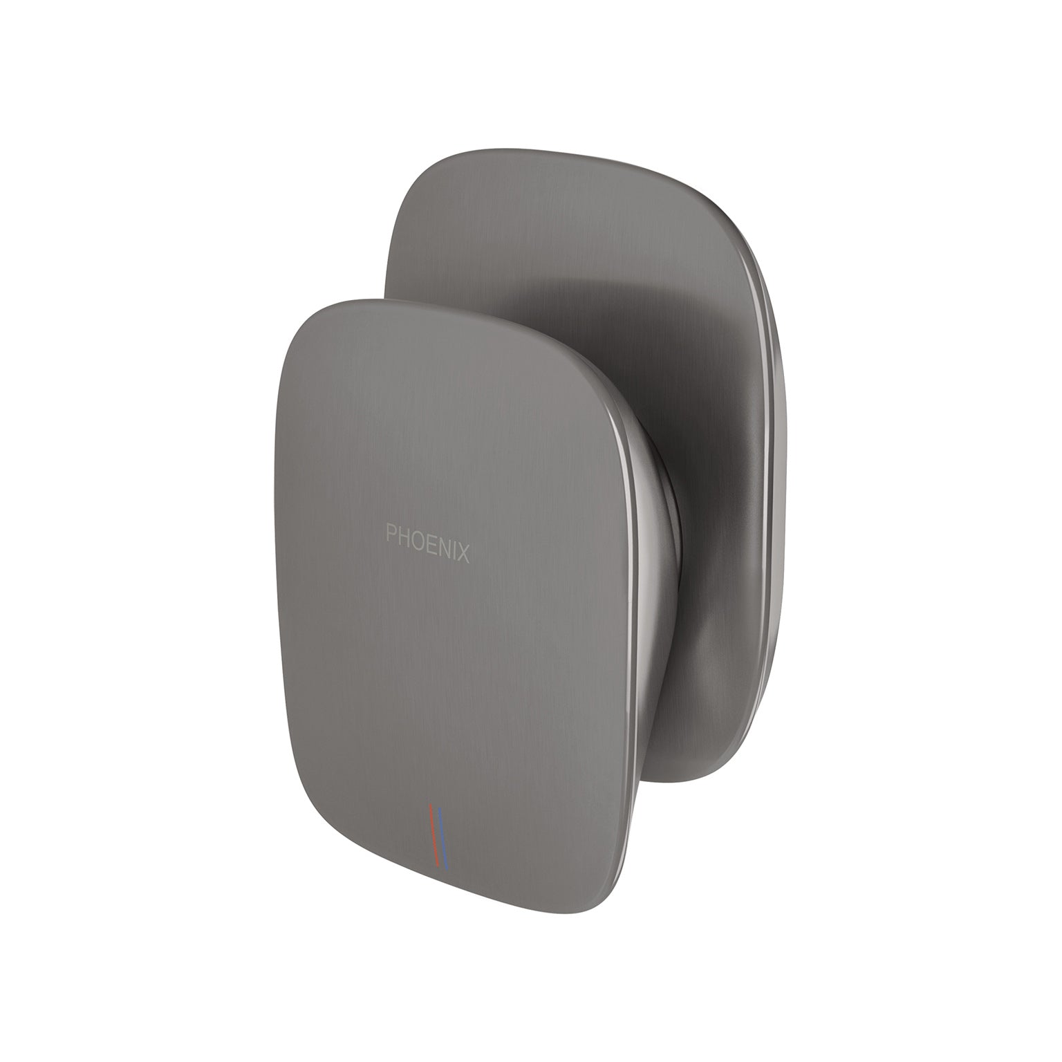 PHOENIX NUAGE LEAD FREE SHOWER WALL MIXER BRUSHED CARBON