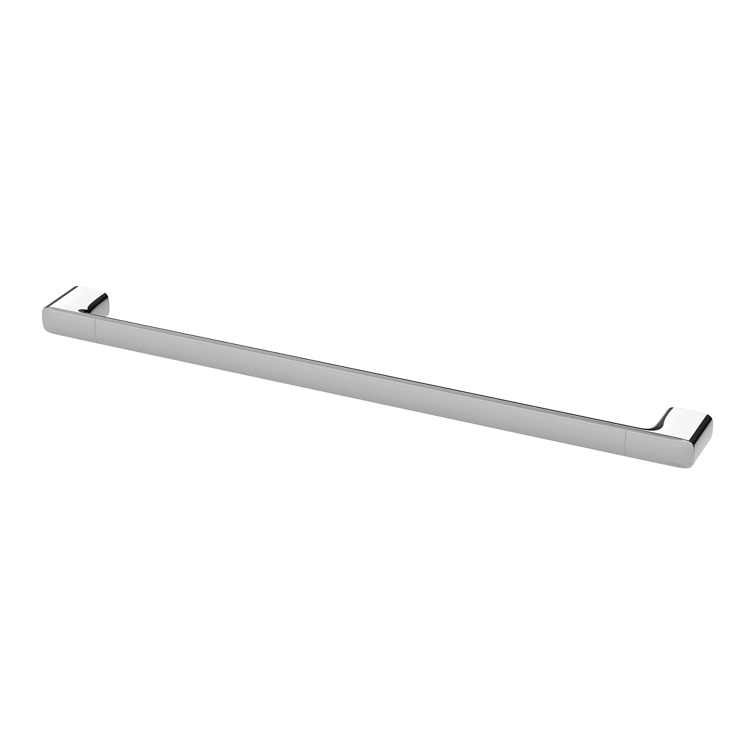 PHOENIX NUAGE SINGLE NON-HEATED TOWEL RAIL CHROME 600MM AND 800MM