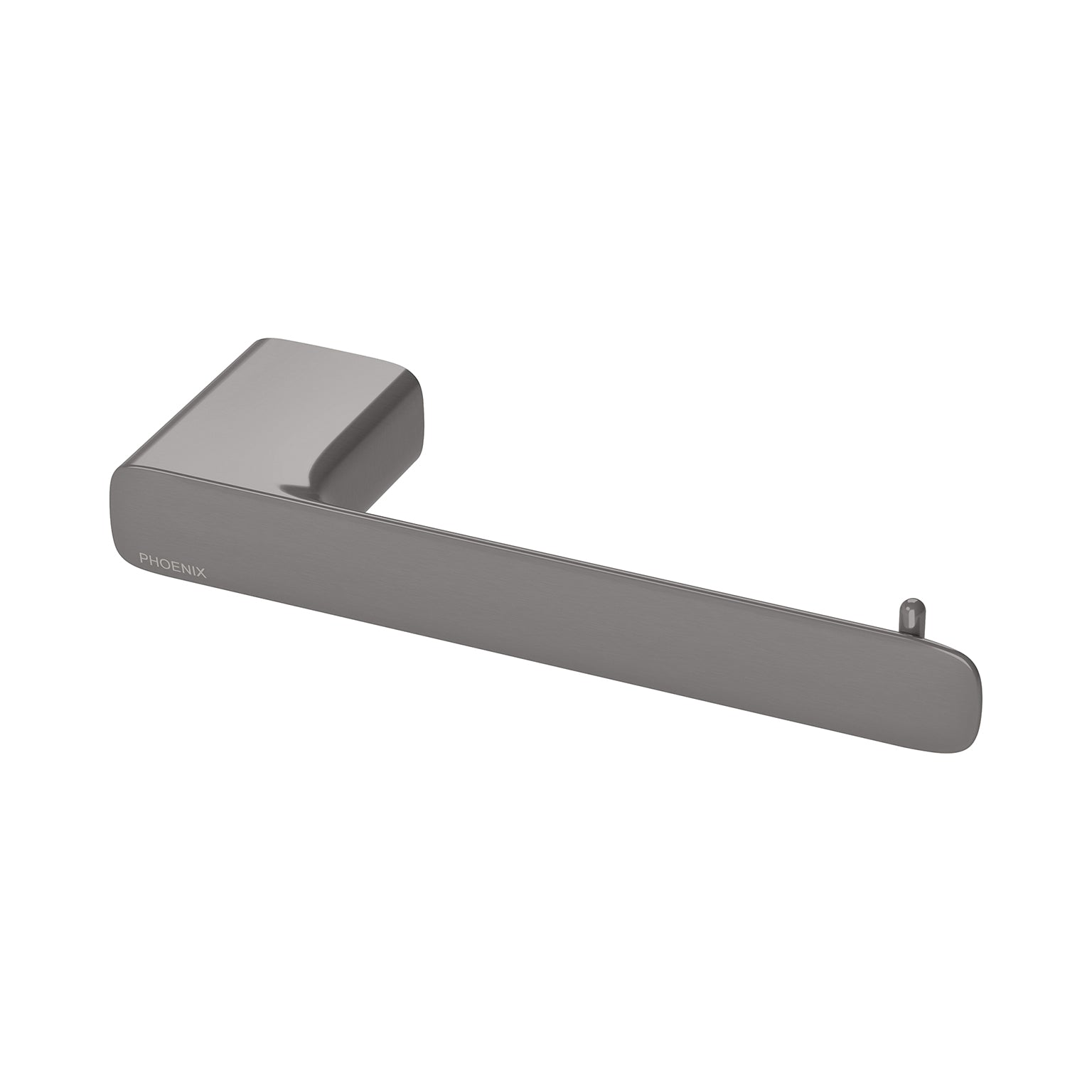 PHOENIX NUAGE TOILET ROLL HOLDER BRUSHED CARBON 187MM