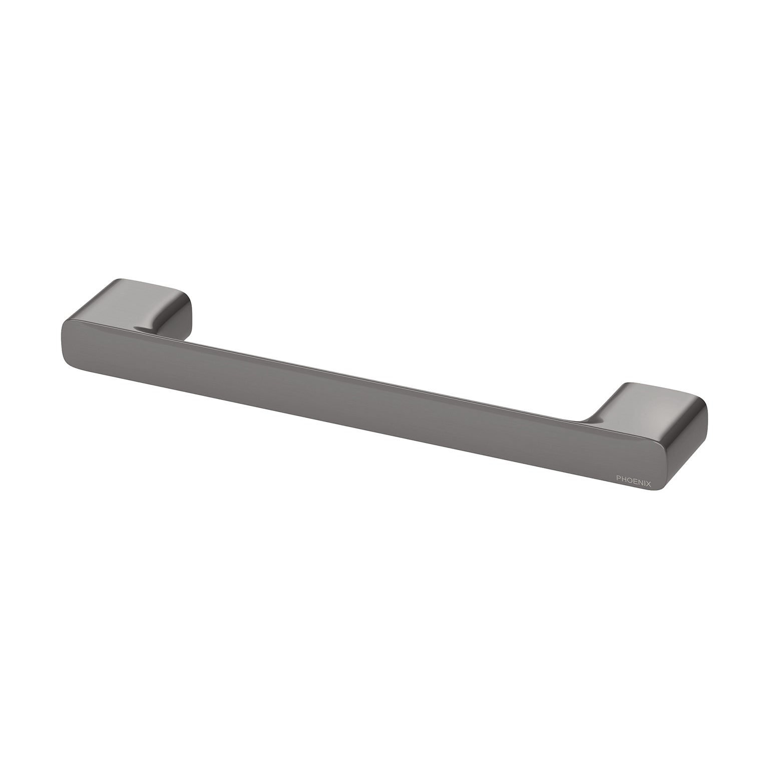 PHOENIX NUAGE NON-HEATED HAND TOWEL RAIL BRUSHED CARBON 290MM