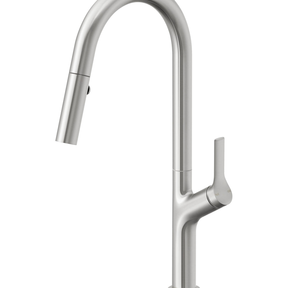 PHOENIX LINQ LEAD FREE PULL OUT SINK MIXER 452MM STAINLESS STEEL