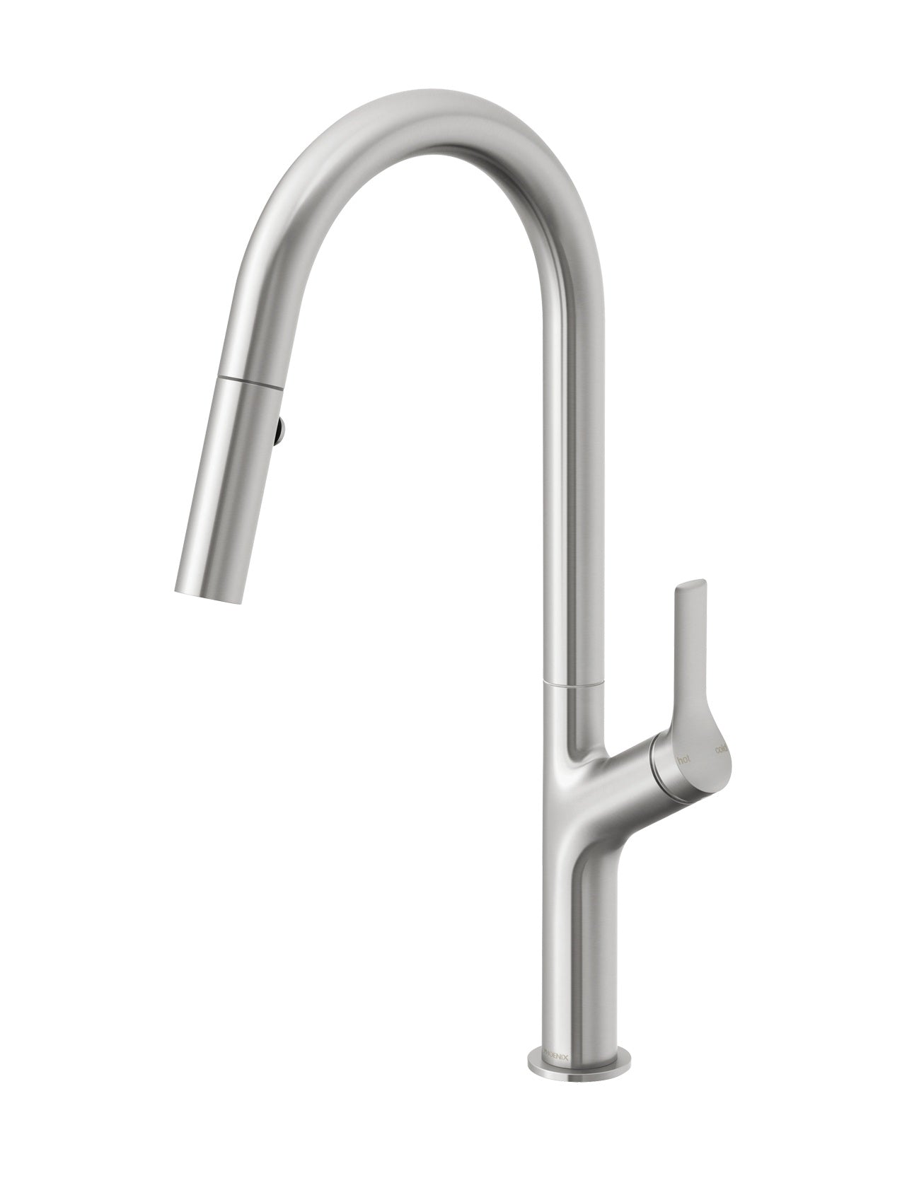 PHOENIX LINQ LEAD FREE PULL OUT SINK MIXER 452MM STAINLESS STEEL