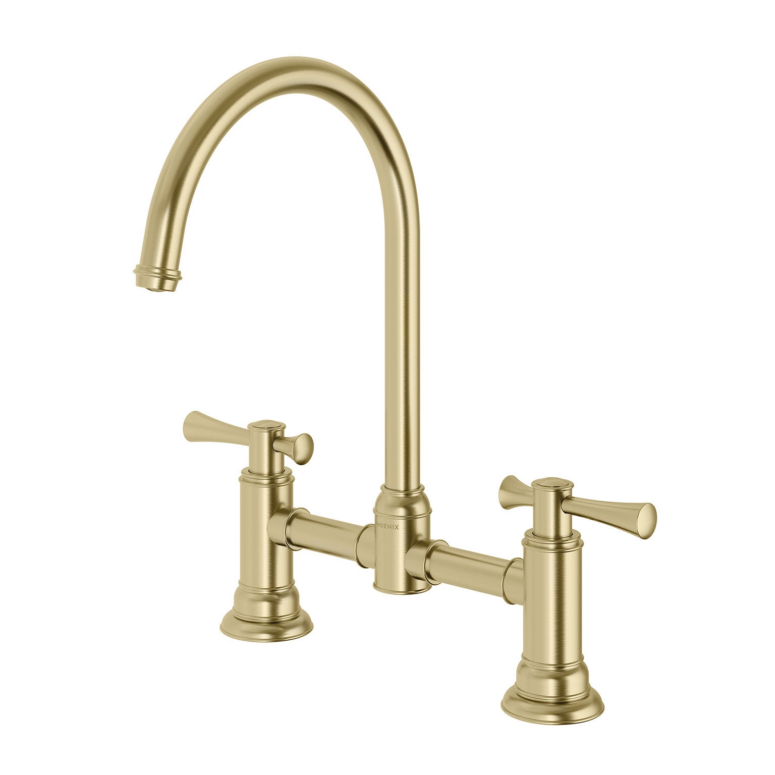 PHOENIX CROMFORD LEAD FREE EXPOSED SINK SET 325MM BRUSHED GOLD