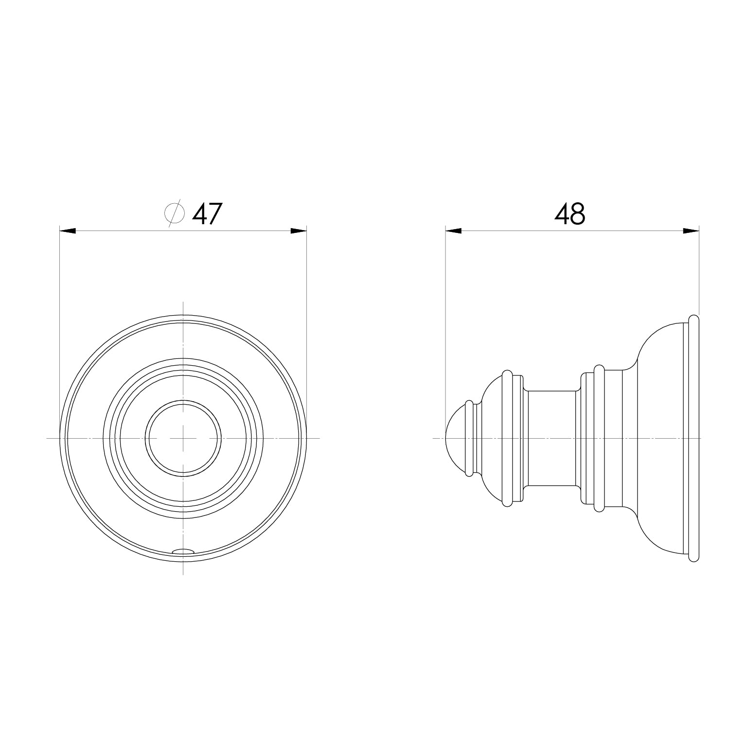 PHOENIX CROMFORD ROBE HOOK BRUSHED NICKEL 48MM