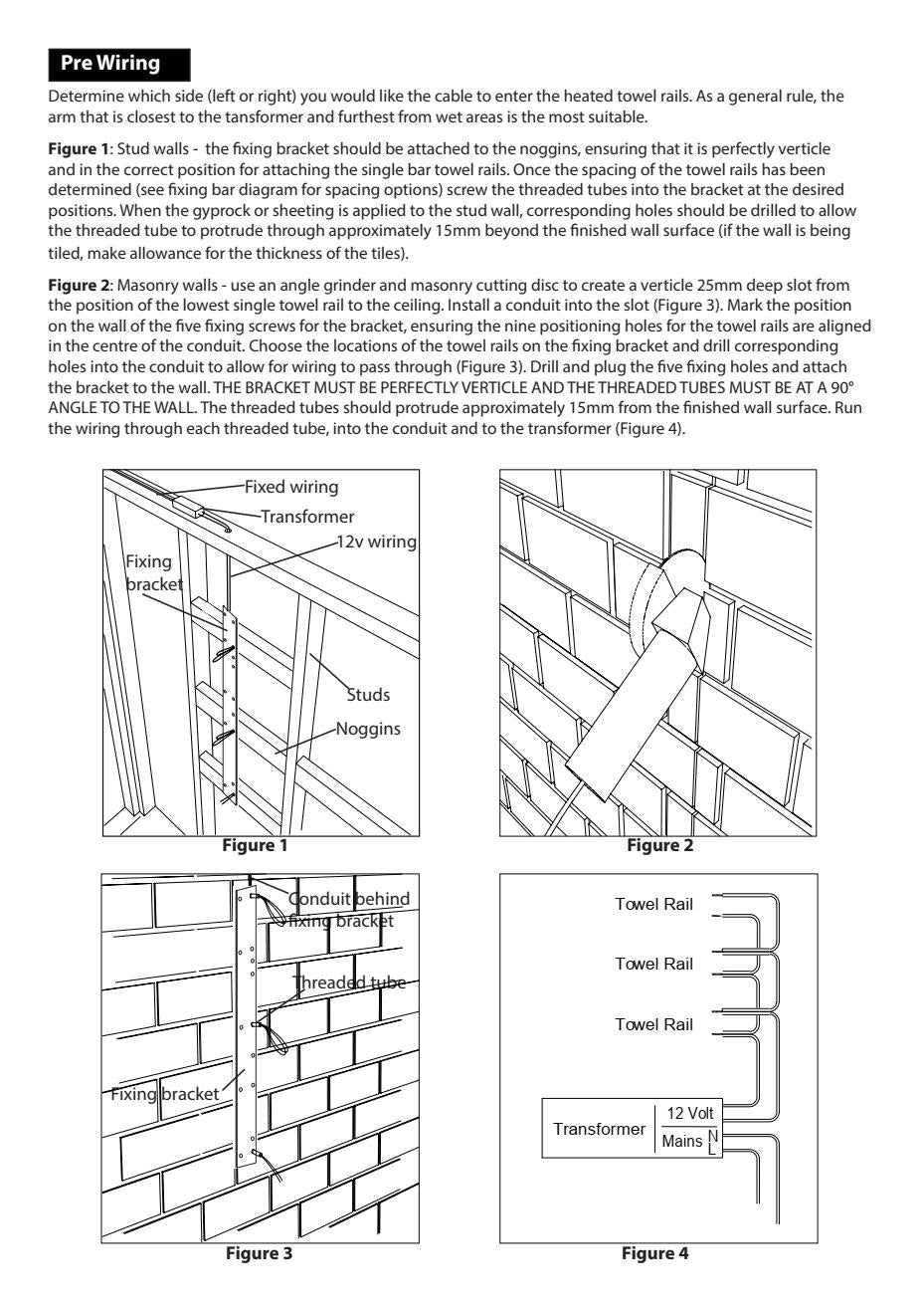 RADIANT HEATING SINGLE LOW VOLTAGE TRANSFORMER OR DRIVER (WILL TAKE UP TO 4 RAILS)