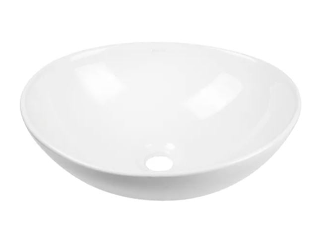 INSPIRE OVAL BASIN WHITE GLOSS 400MM
