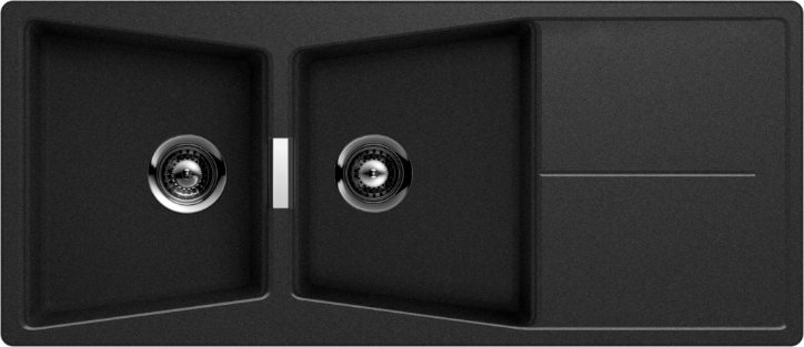 LINSOL CARBONO 27L KITCHEN SINK BLACK 1160MM