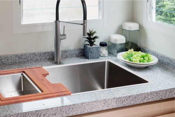 LINSOL QUADRUM STAINLESS STEEL SINK SCOTH BRITE 27L, 32L, 36L, 40L and 66L