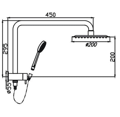 HELLYCAR CUTER SHOWER SYSTEM ROSE GOLD