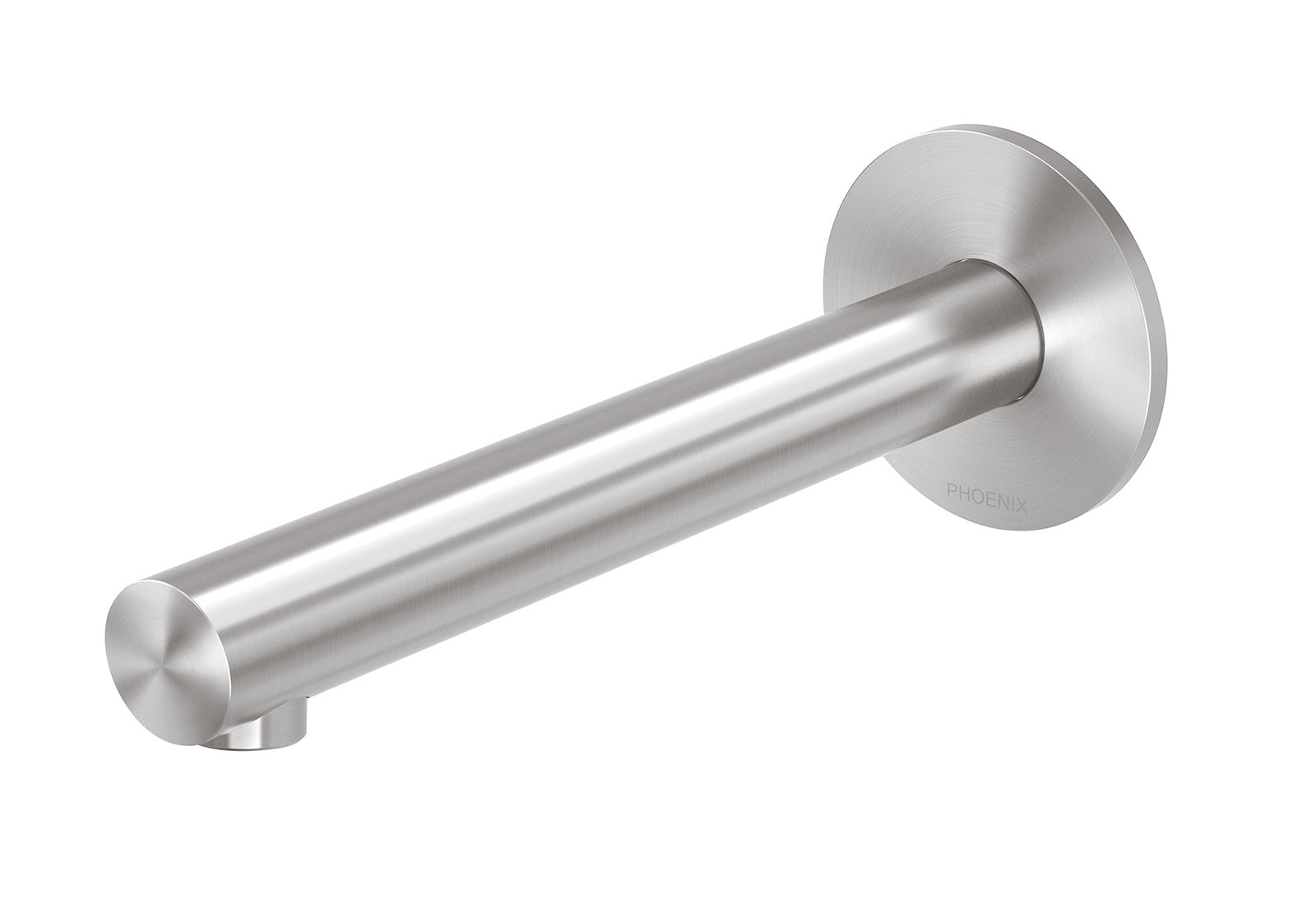 PHOENIX VIVID SLIMLINE SS 316 WALL BASIN / BATH OUTLET 180MM STAINLESS STEEL