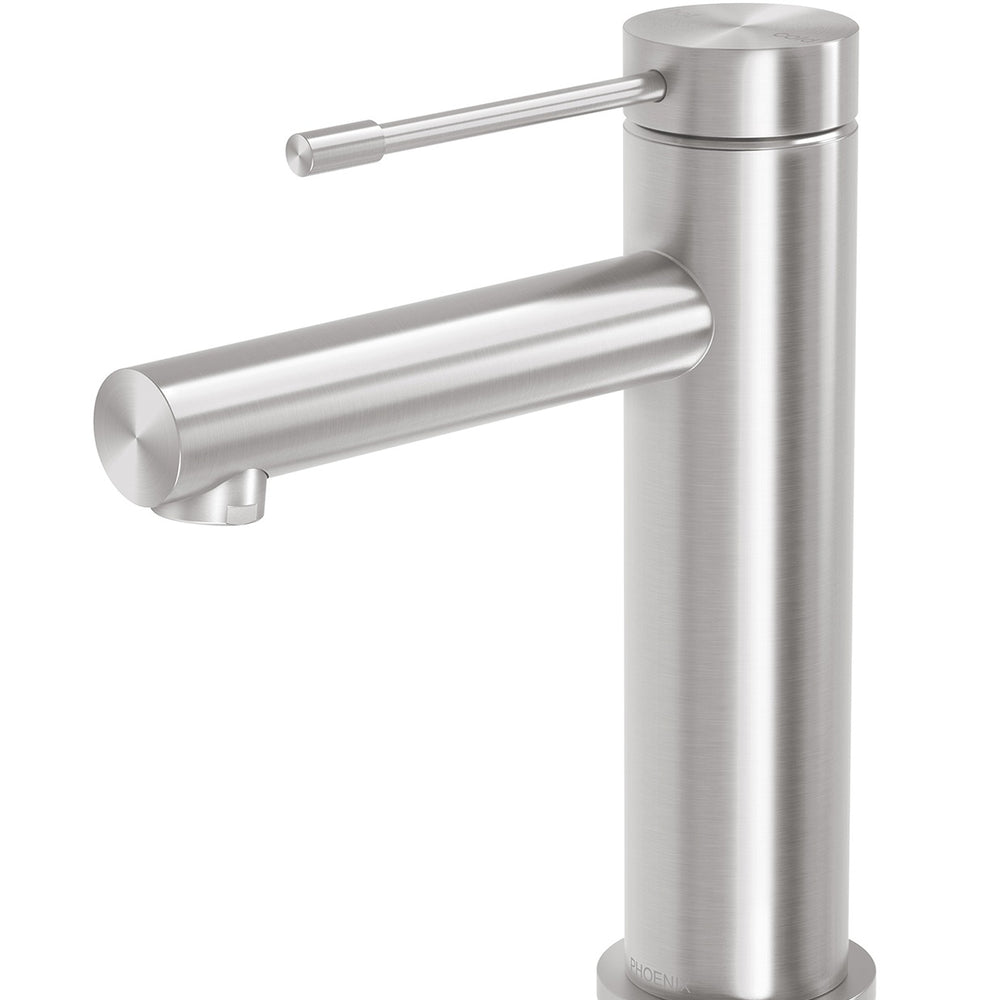 PHOENIX VIVID SLIMLINE LEAD FREE SS 316 BASIN MIXER STAINLESS STEEL