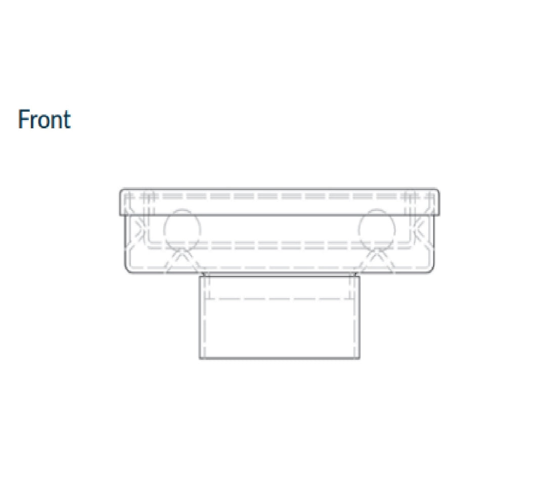 3MONKEEZ TILE INSERT POINT DRAIN 130MM STAINLESS STEEL