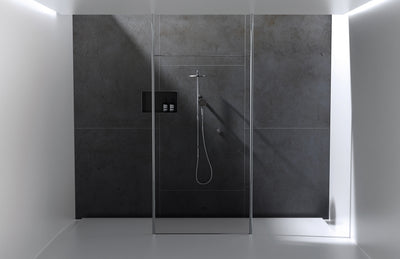 PHOENIX NX VIVE TWIN SHOWER CHROME AND WHITE
