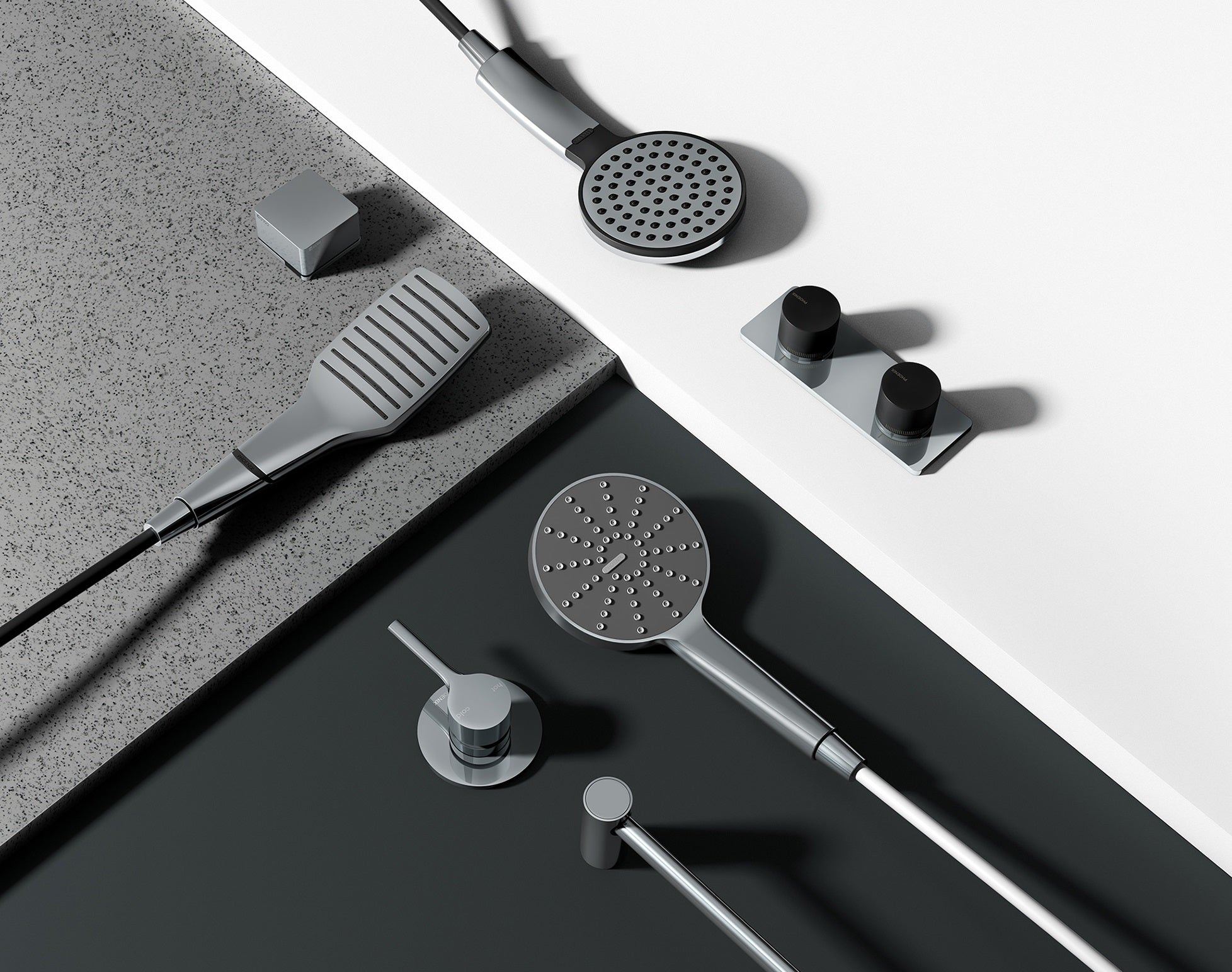 PHOENIX NX VIVE HAND SHOWER CHROME AND WHITE