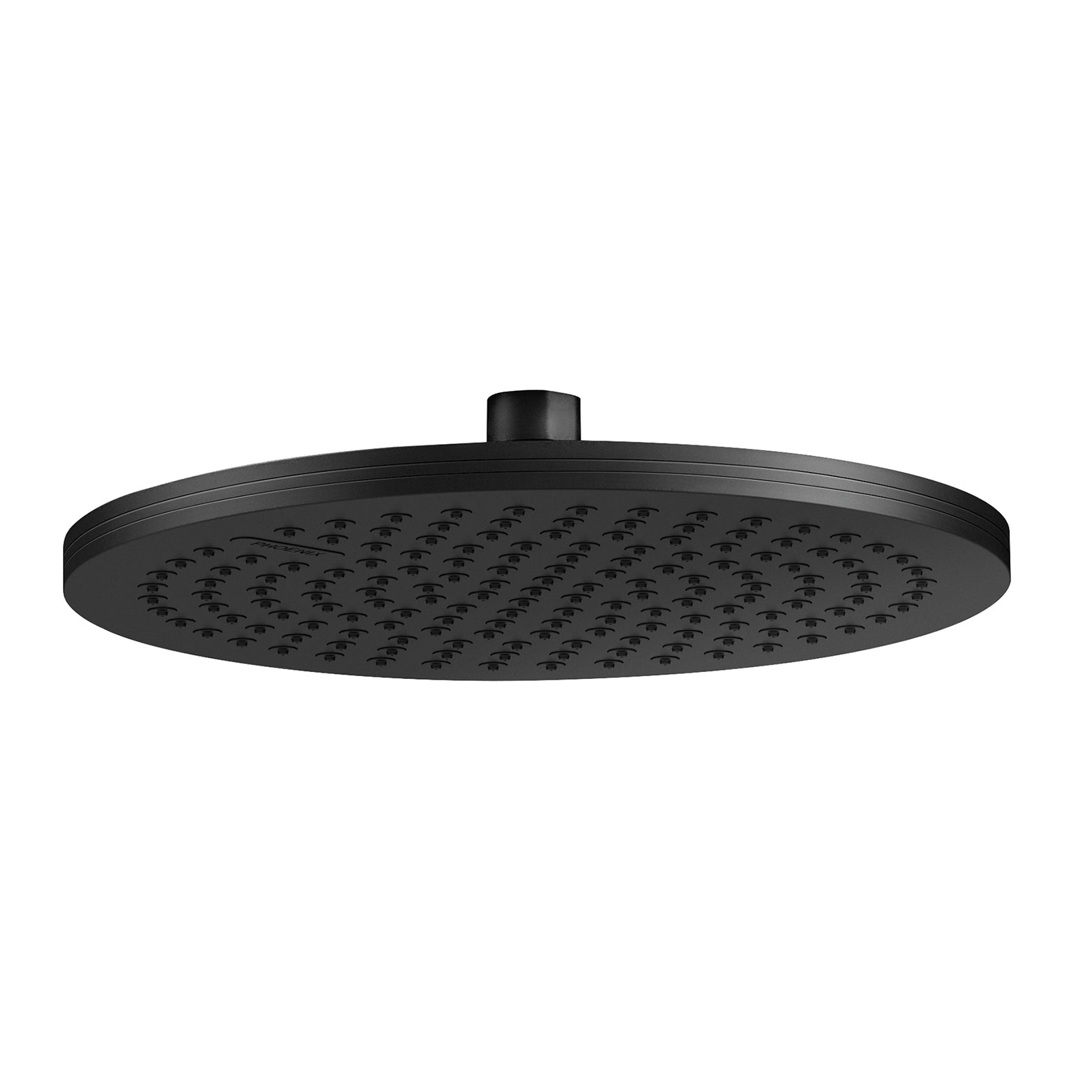 PHOENIX NX QUIL SHOWER ROSE 250MM MATTE BLACK