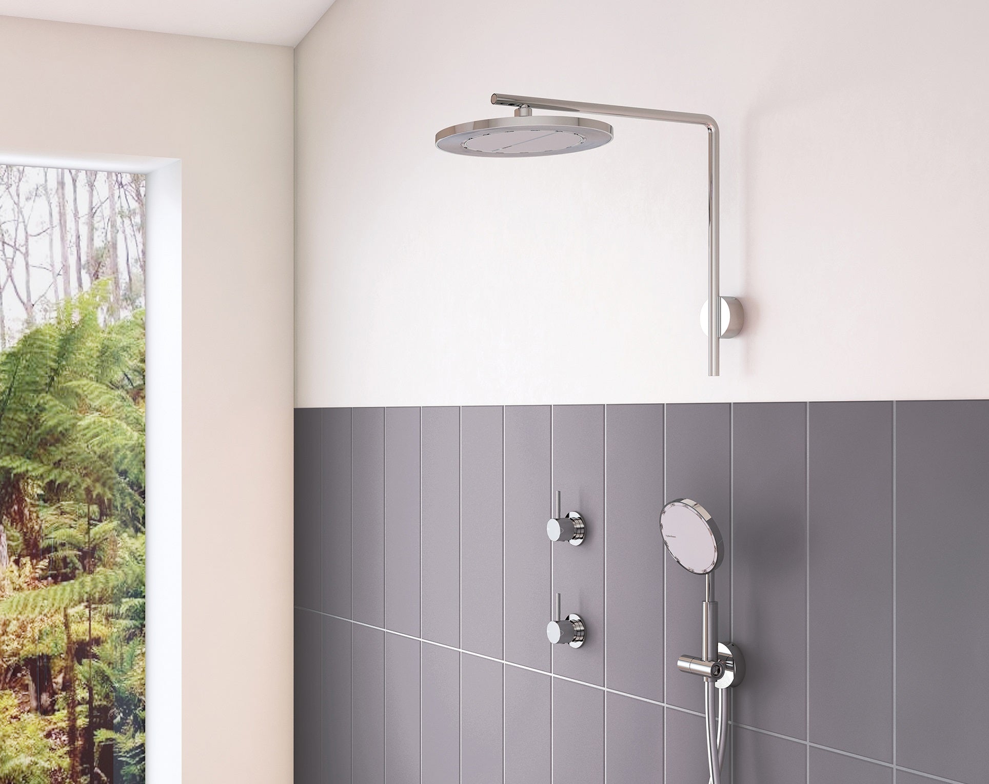 PHOENIX NX IKO WITH HYDROSENSE SHOWER ROSE 250MM CHROME