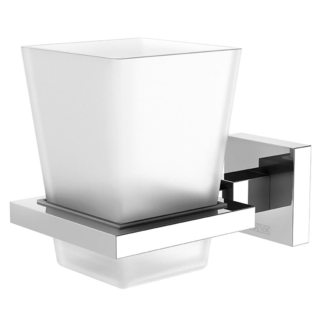 PHOENIX LEXI TUMBLER AND HOLDER CHROME