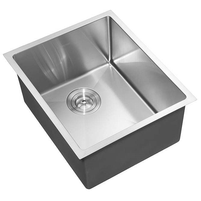 INSPIRE AXON 45S SINGLE BOWL KITCHEN SINK CHROME 450MM