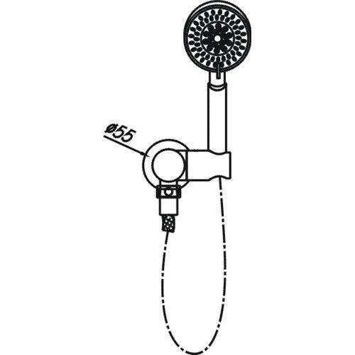 HELLYCAR LOGAN HAND SHOWER CHROME