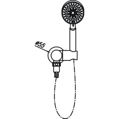 HELLYCAR LOGAN HAND SHOWER CHROME