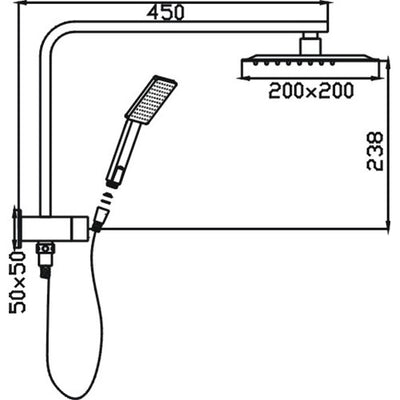 HELLYCAR ERIC SHOWER SYSTEM CHROME