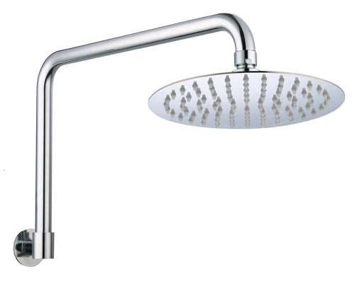 HELLYCAR CHRIS SHOWER ARM AND SHOWER HEAD 200MM CHROME