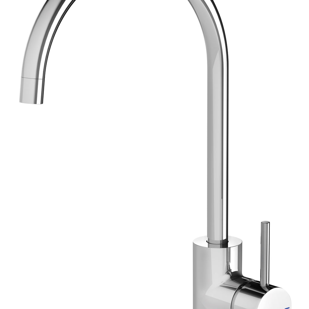 PHOENIX PINA GOOSENECK LEAD FREE SINK MIXER 200MM CHROME