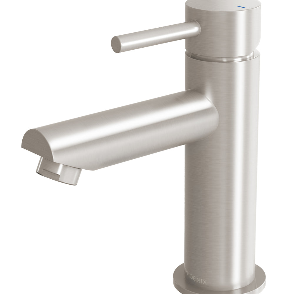 PHOENIX PINA LEAD FREE BASIN MIXER 153MM BRUSHED NICKEL