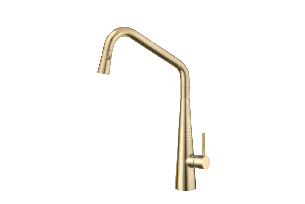 LINSOL ELIAS PULL OUT SINK MIXER (BRUSHED NICKEL)