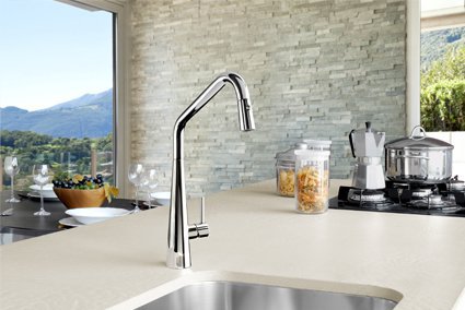 LINSOL ELIAS PULL OUT SINK MIXER (BRUSHED NICKEL)