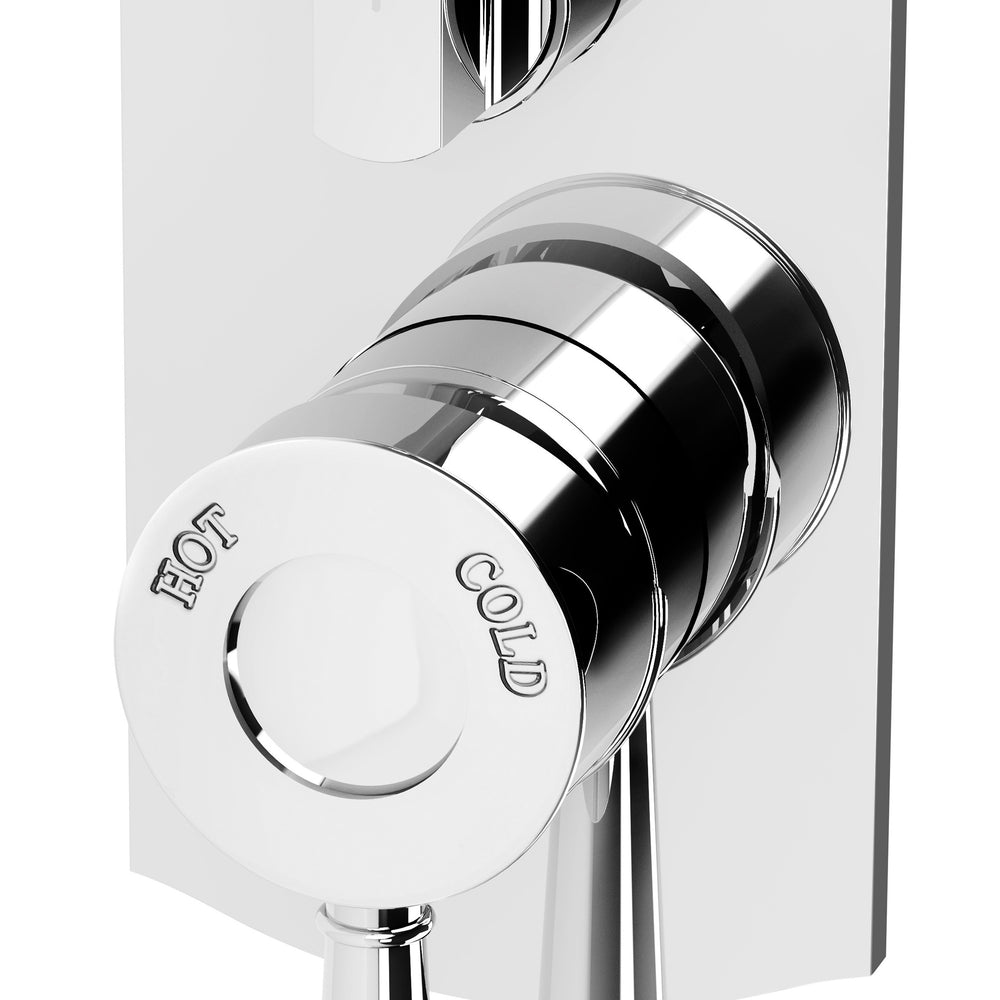 PHOENIX NOSTALGIA SHOWER / BATH DIVERTER MIXER CHROME