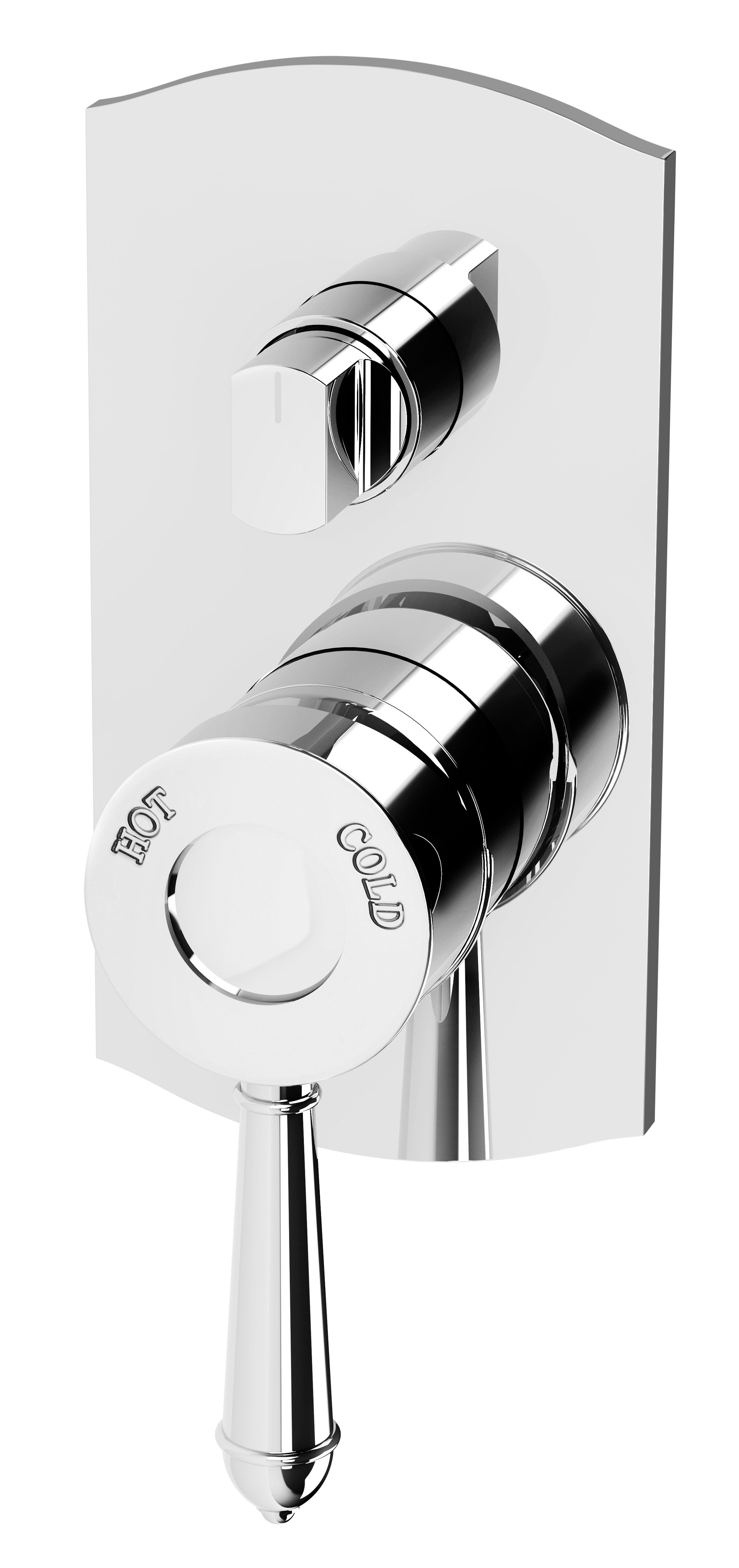 PHOENIX NOSTALGIA SHOWER / BATH DIVERTER MIXER CHROME
