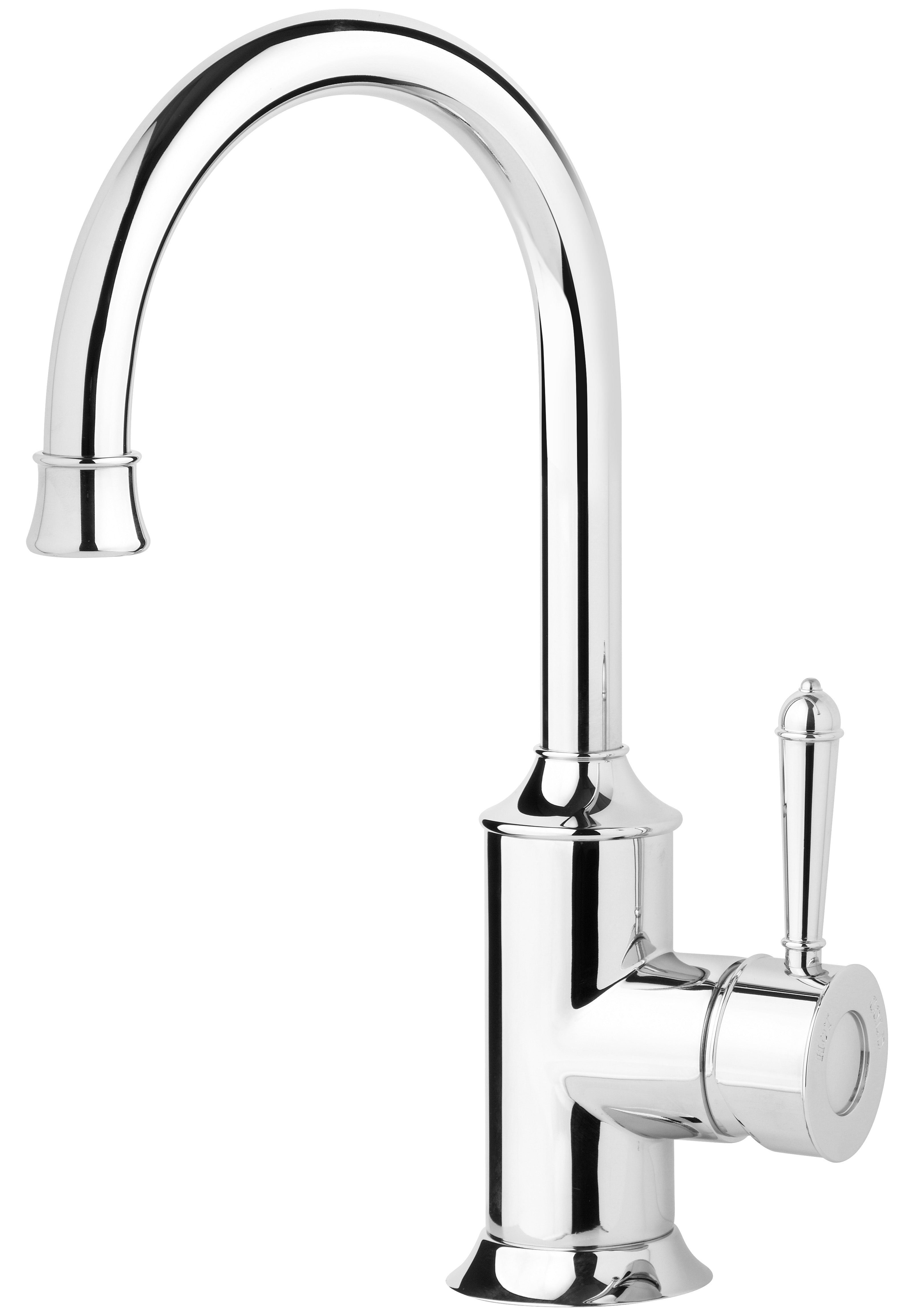 PHOENIX NOSTALGIA GOOSENECK SINK MIXER 160MM CHROME